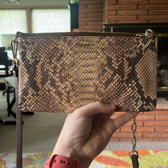 COACH Madison Kylie Crossbody in Python Embossed Leather - Picture 2 of 5